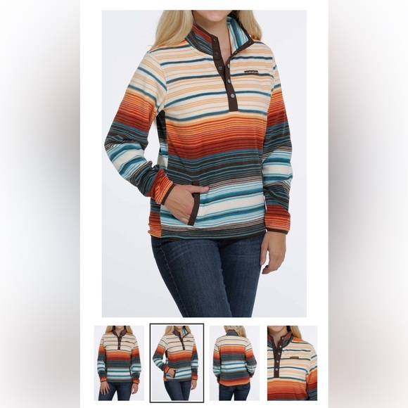 Polar Fleece 1/4 Snap Cinch - Picture 3 of 8